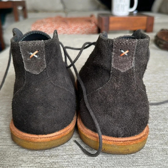 Frank Wright chocolate suede brown chuka boot sz 11 brand new - Picture 7 of 9